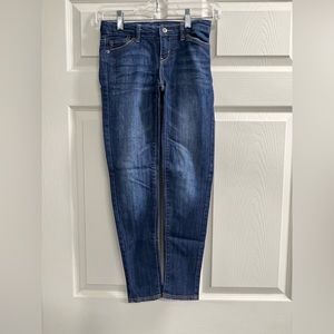 Levi’s Girls Blue Denim Leggings Jeans with Adjustable Waist - Size 8 - EUC